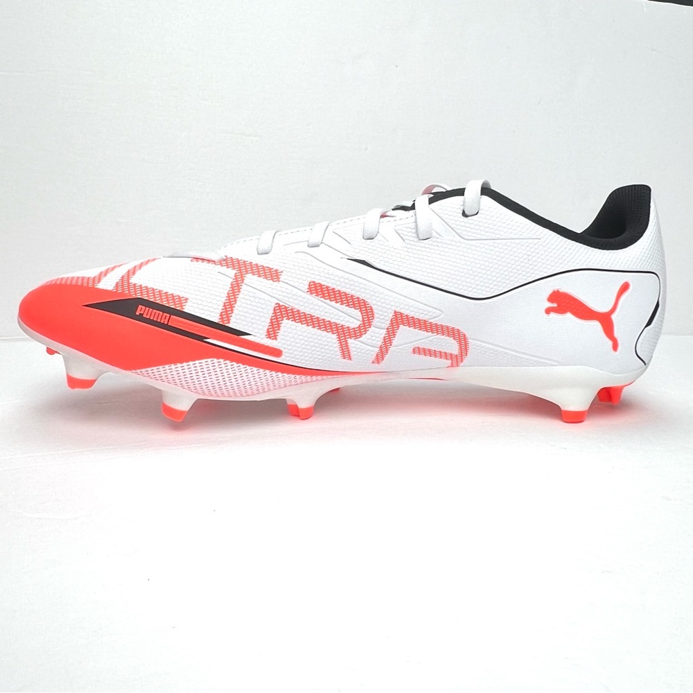 PUMA ULTRA 5 PLAY FG AG Cleats Soccer 10816901 Men’s Size 13 White Grow Red - Picture 7 of 9